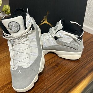 [FJ4650-077] Mens Air Jordan 6 RINGS 'CEMENT GREY'